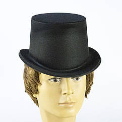 Капелюх Циліндр флок (чорний)