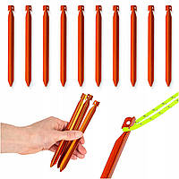 Набір кілочків для намету Mountain Goat алюмінієві 18 см, V-подібні 10 шт (P-5905973406895)