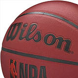 Баскетбольний м'яч Wilson NBA Forge Bskt Crimson Red (розмір 7) WTB8201XB7, фото 2