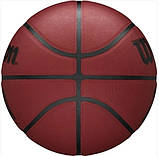 Баскетбольний м'яч Wilson NBA Forge Bskt Crimson Red (розмір 7) WTB8201XB7, фото 4