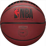 Баскетбольний м'яч Wilson NBA Forge Bskt Crimson Red (розмір 7) WTB8201XB7, фото 6