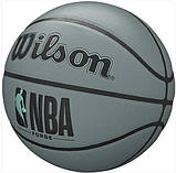 Баскетбольний м'яч Wilson NBA Forge Bskt Blue Grey (розмір 7) WTB8203XB07, фото 2
