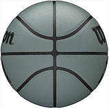 Баскетбольний м'яч Wilson NBA Forge Bskt Blue Grey (розмір 7) WTB8203XB07, фото 3
