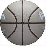 Баскетбольний м'яч Wilson NBA Forge Plus Heritage Bskt Tan (розмір 7) WZ2008801XB7, фото 5