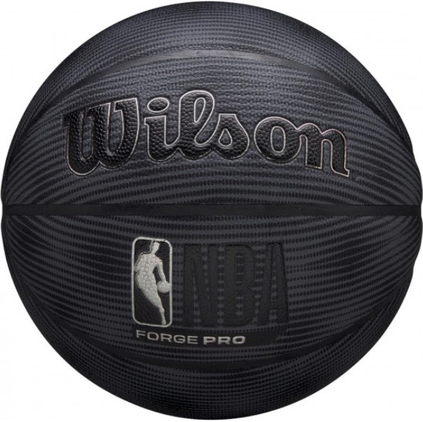 Баскетбольний м'яч Wilson NBA Forge Pro Midnight Black (размер 7) WZ2015101XB7, фото 1