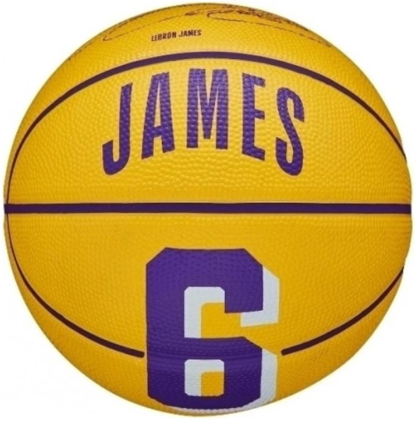Баскетбольний м'яч Wilson Nba Player Icon Mini Bskt Lebron (розмір 3) WZ4007201XB3, фото 1