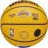 Баскетбольний м'яч Wilson Nba Player Icon Mini Bskt Lebron (розмір 3) WZ4007201XB3, фото 3