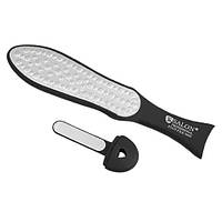 Тертка для п'ят Salon Professional Footfile 5800 лазерна професійна двостороння пемза для педикюру