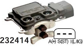 Регулятор напруги FORD Mustang F 250 E 350 AEROSTAR E-SERIES VANS F-SERIES PICKUPS MUSTANG MERCURY COUGAR