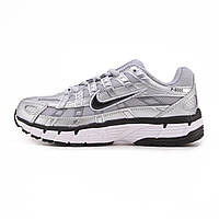 Nike P6000 White Silver Black