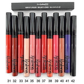 Блиск для губ матовий MAC Vamplify Lipgloss Brillant a Levres, 12 тонів