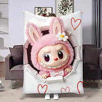 Плед 3D Лабубу №3 31238 135х160 см 5090707