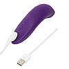 Кліторальний вакуумний смарт-стимулятор We-Vibe Melt 2 фіолетовий, фото 7