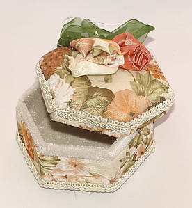 Скринька для дрібниць з бантом