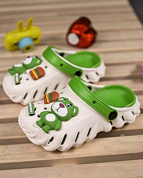 Дитячі крокси Teddy green ПП7774