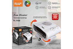 Тепловентилятор дуйка RAF 1185 електричний обігрівач 2000 Вт два режими