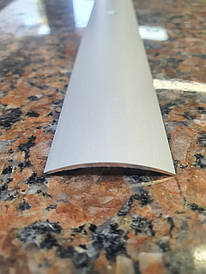 Алюмінієвий поріг  напівкругле відкрите кріплення АП-004 довжина 2700мм