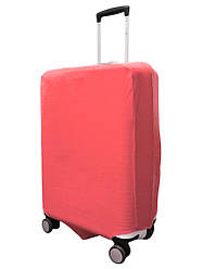Чохол для валізи 4828 колір кораловий розмір великий L