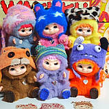 Лялька М'яка іграшка брелок Вакуку Wakuku Сюрприз у коробці 18 см Back To Y2k Жовта, фото 3