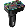 Модулятор у машину car F4, Автомобільний FM-Модулятор 3в1 з Bluetooth RGB-підсвіткою F4, FM-Модулятор, фото 7