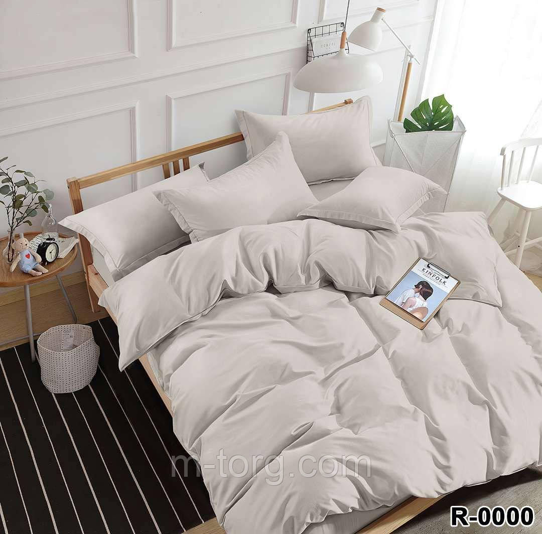 Комплект постільної білизни євро розмір 200/220 см,простистий 200/220 см,нав-кі 70/70,тканина сатин 100% бавовна