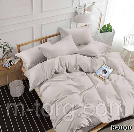Комплект постільної білизни євро розмір 200/220 см,простистий 200/220 см,нав-кі 70/70,тканина сатин 100% бавовна, фото 1