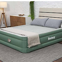 Надувна двоспальне ліжко Bestway 69646, 152 х 203 х 46 + вбудований електронасос