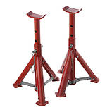 Підставки під машину INTERTOOL 2 т, 270-360 мм уп.2шт - Комплект розкладних підставок під автомобіль, фото 2