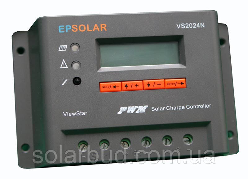 Epsolar PV Контролер заряду для сонячних батарей VS2024N 20А 12/24V auto, фото 1