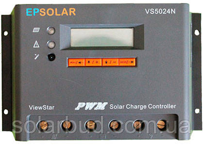 Epsolar PV Контролер заряду для сонячних батарей VS5024N 50А 12/24V auto