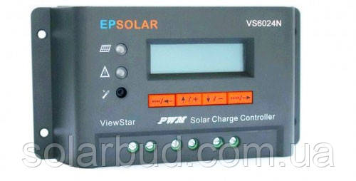 Epsolar PV Контролер заряду для сонячних батарей VS6024N 60А 12/24V auto