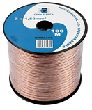 Кабель акустичний Cabletech 2x1.5mm CCA 100м прозорий KAB 0358, фото 2