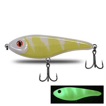 Воблер VtaVta Джерк-бейт (JerkBait) Luminous 90mm-20g-SS колір S