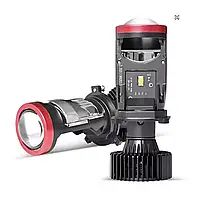 LED-лампи H4 з мінілінзами 120 W 20000 Lm | Світлодіодні лінзовані фари H4 для ближнього та дальнього світла | 6000K холодний біли