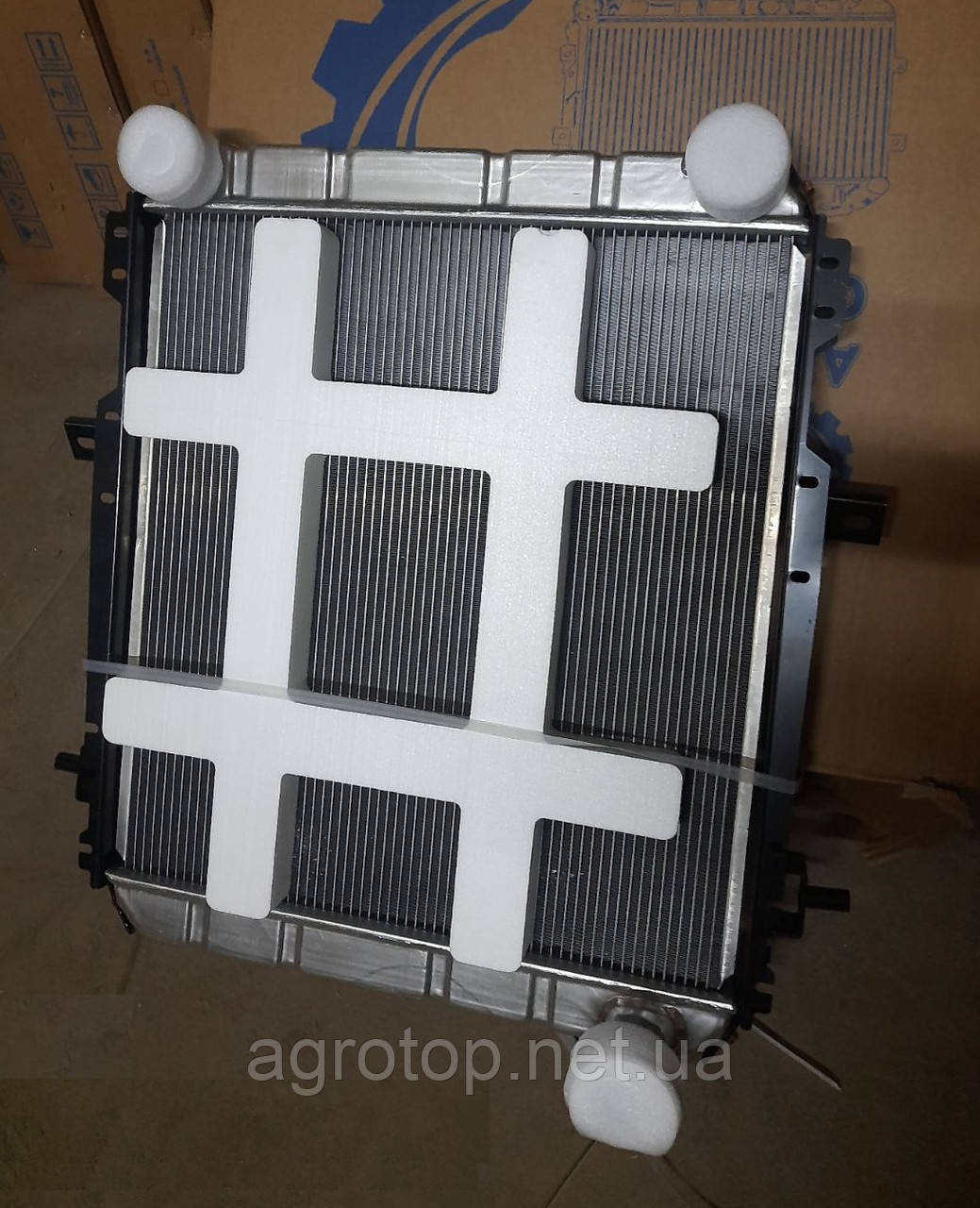 Радіатор охолодження 2-рядний алюмін. КРАЗ 6437 (пр-воКАМАX) КМ6437-1301010-А, фото 1