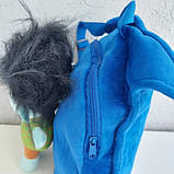 Рюкзак дитячий плюшевий з іграшкою (555-109), фото 4