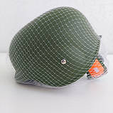 Військовий набір пістолет у кобурі, шолом, окуляри, бінокль, годинник, компас, жетон, граната, ніж, у сітці ( CH 222 A2), фото 4