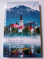 Записна книжка 48 аркушів Пір'їнка А6 писальний папір 55г/м2 в клітку обкладинка повнокольорова ЗВ-28 Бріск