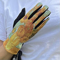 Сенсорні жіночі рукавички з еко-замші