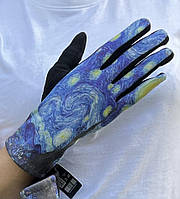 Сенсорні жіночі рукавички з еко-замші