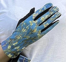 Сенсорні жіночі рукавички з еко-замші