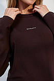 Лонгслів для вагітних та годування Erica шоколадний, фото 8