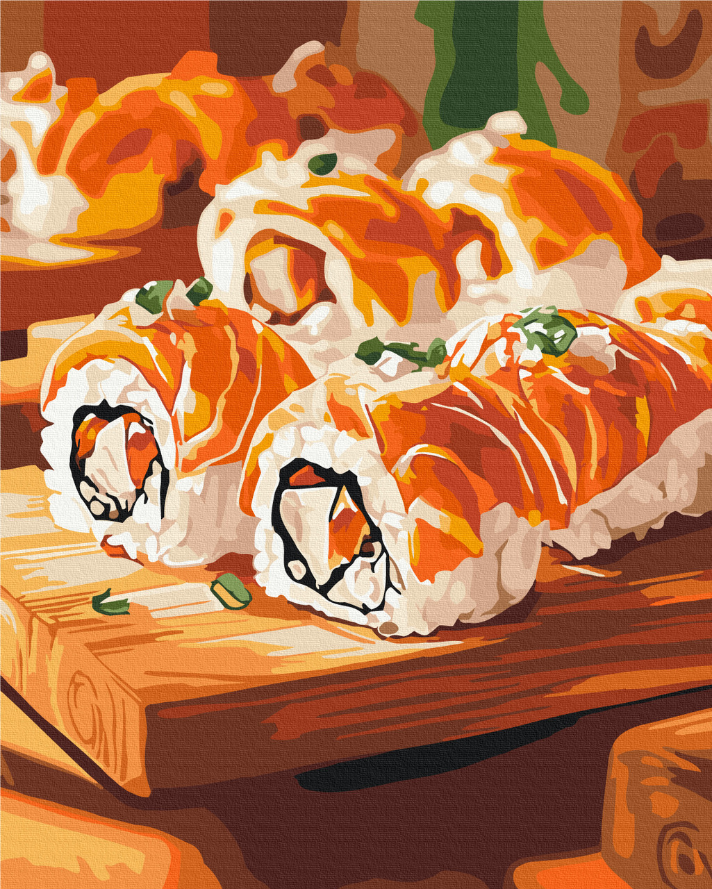 Картина за номерами 40×50 см Апетитні роли Brushme BS54449, фото 1