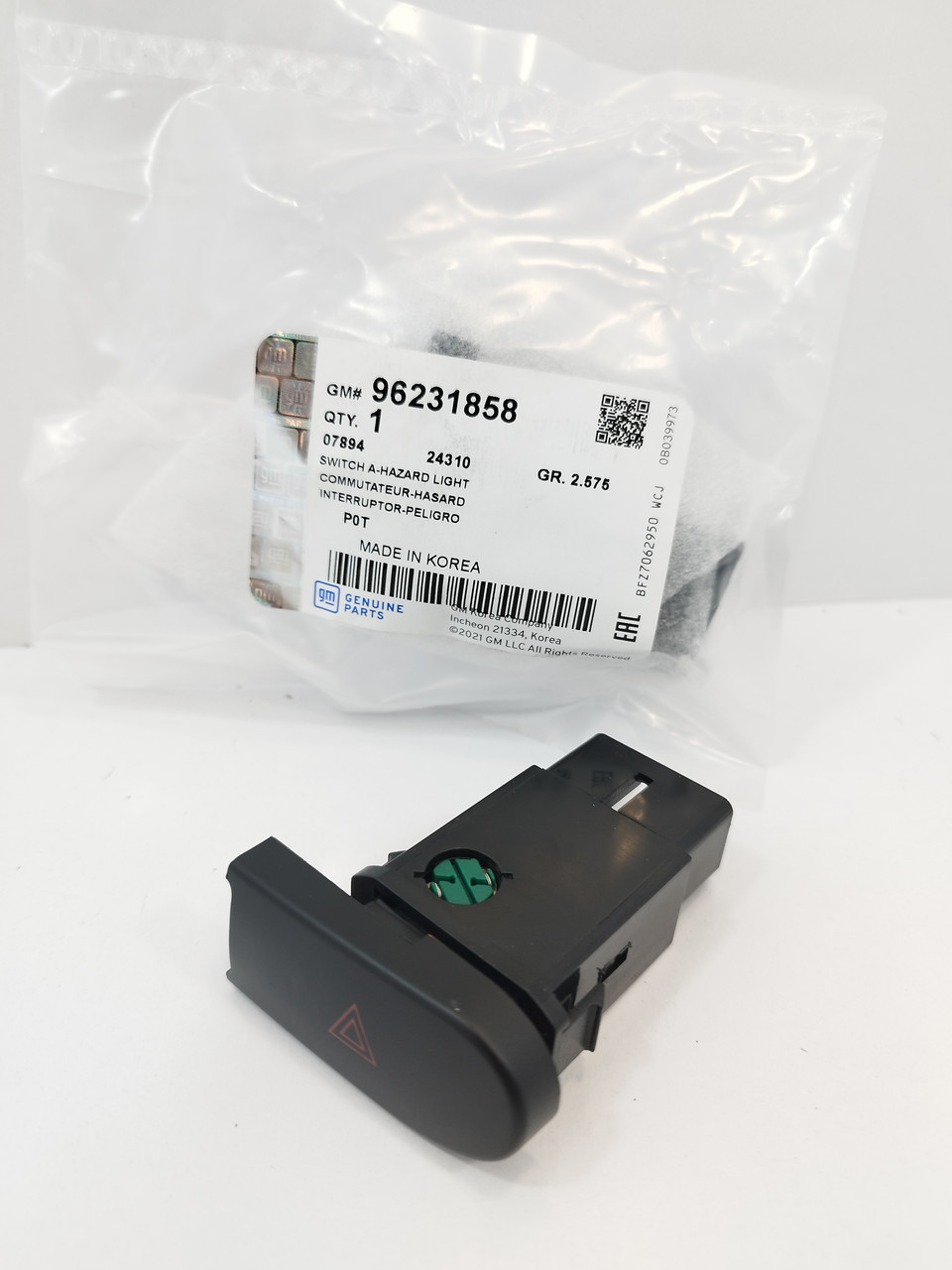 Кнопка аварійної сигналізації Lanos, Sens GM Корея (ориг), фото 1