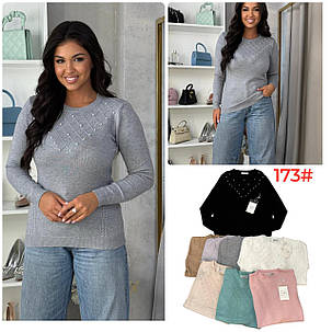 Светр жіночий оптом (50-54) Китай 173-139383, фото 2