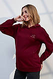Худі для вагітних та годування Blake бордовий, фото 2