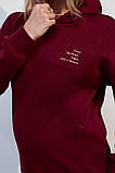 Худі для вагітних та годування Blake бордовий, фото 9