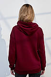 Худі для вагітних та годування Blake бордовий, фото 8
