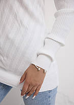 Светр жіночий із горлом оптом (46-50) Китай 188-139391, фото 4