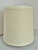 Італійська напіввовна в бобінах 50/50 МОЛОКО нитки пряжа для в"язання